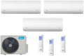 Ar condicionado portátil, Midea, M3OF-21HFN8-Q, 32 A, 3 kg, com controlo por aplicação, Verde, para uso diário