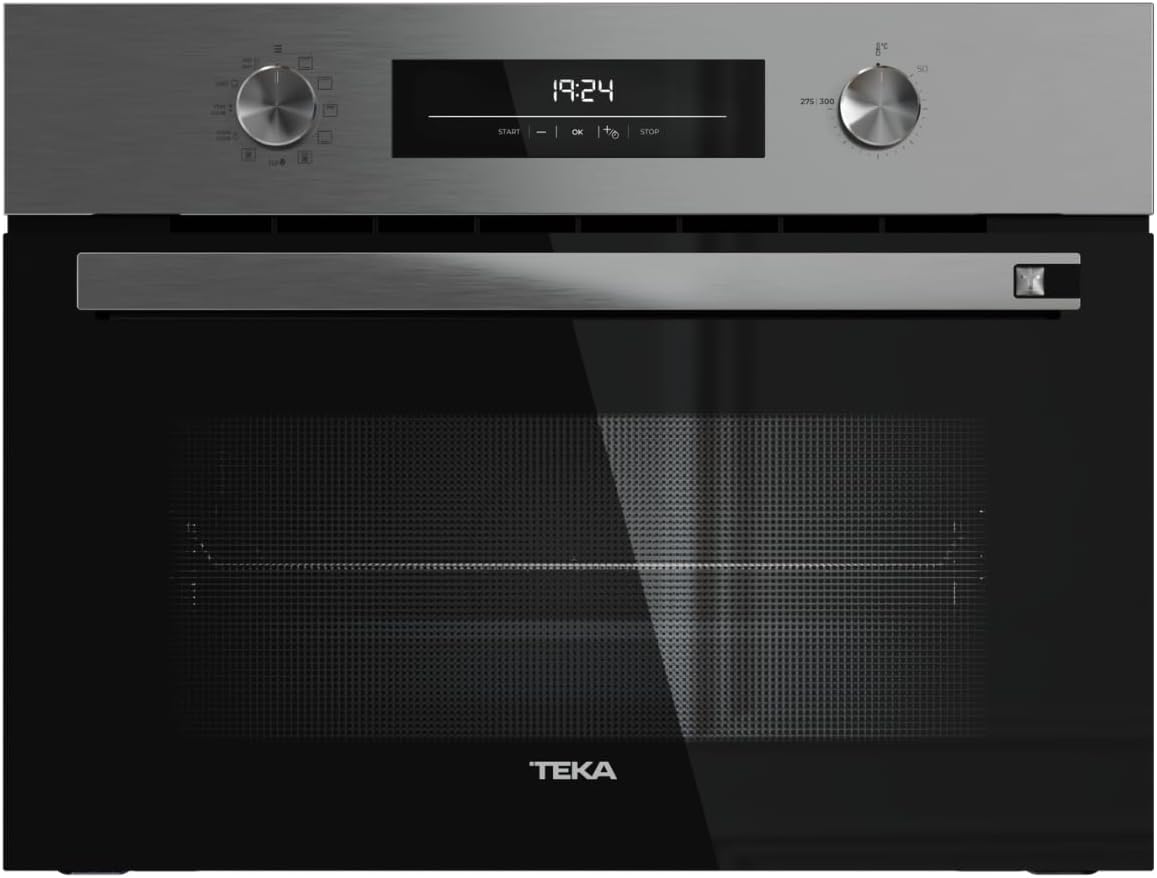 Forno de encastre, Teka, 44 L, 45 × 60 cm, aço inoxidável, aço, Prateado, para a cozinha