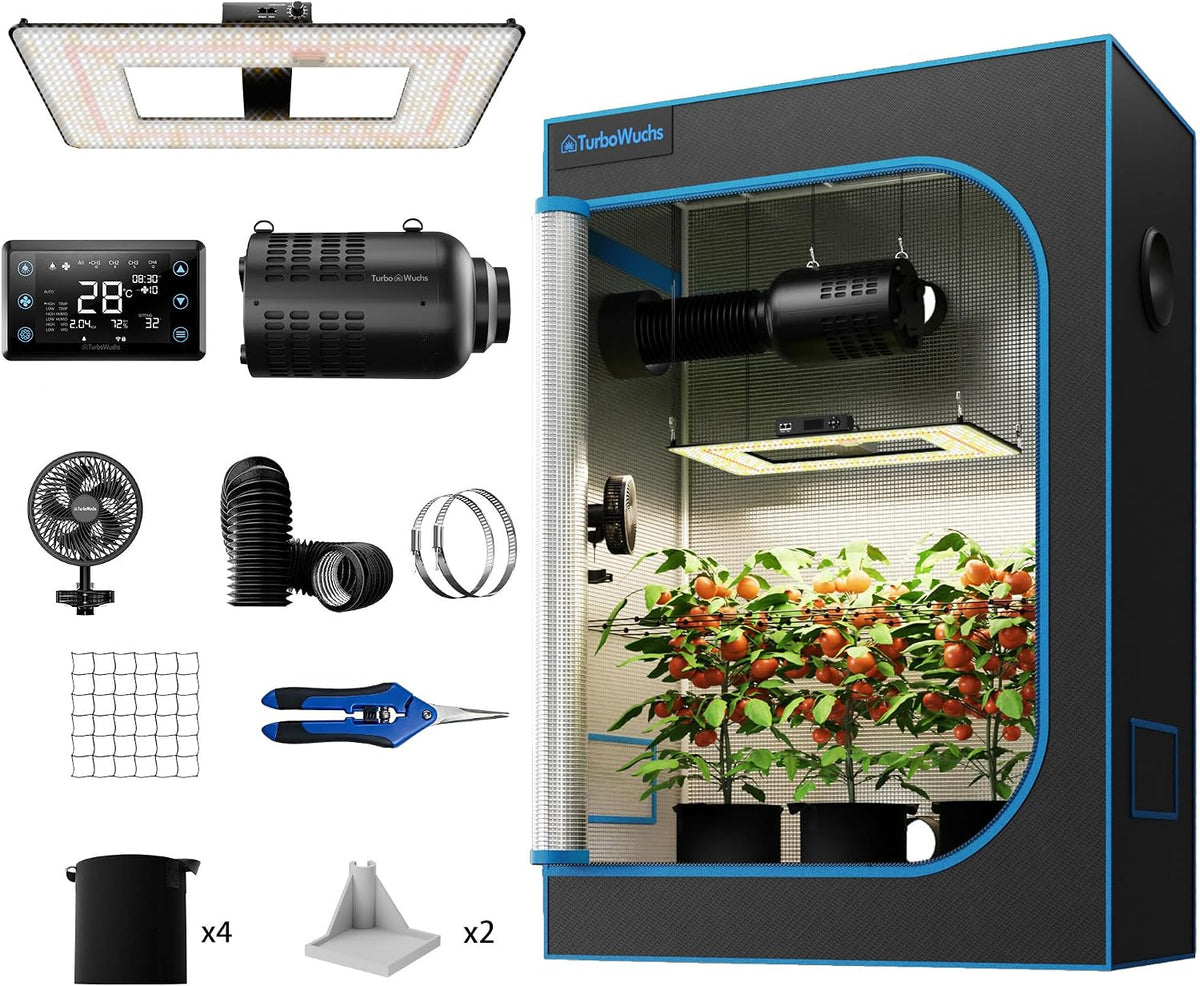Estufa de jardim, TURBOWUCHS, LM301H, 120 × 60 × 180cm, 240W, 70kg, com temporizador, Mehrfarbig, para utilização no exterior