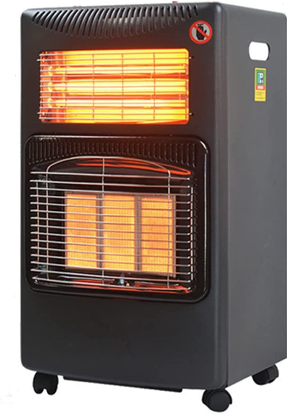Aquecedor elétrico, TRÉBOL ADVANCE, 1,5 kW, 2,8 kW, 4,1 kW, 15 kg, 298 g, 1200 W, com rodas, Vermelho, para uso diário