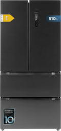 Cecotec, Frigorífico combinado, 510 L, 183 cm, 84 cm, 71,5 kg, Classe E, Classe C, Multicolor, para uso diário