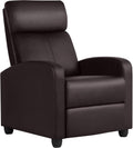 Poltrona, Yaheetech, 0 a, 99,5 cm, 76 cm, 40 cm, 120 kg, 9 kg, dobrável, madeira, Castanho, para a sala