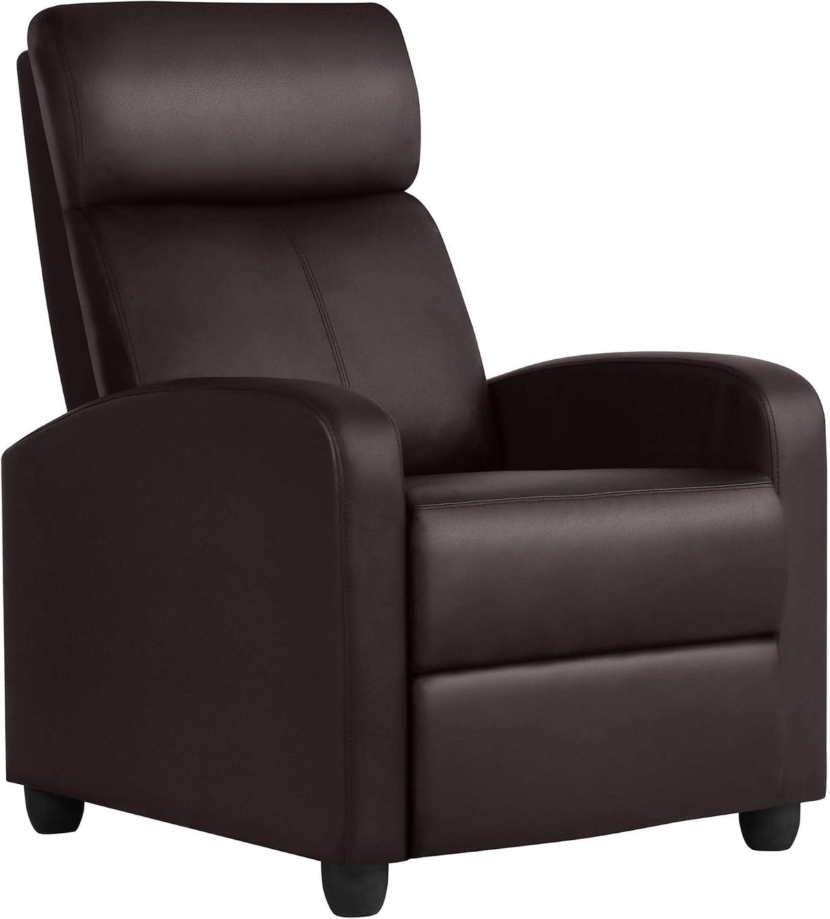 Poltrona, Yaheetech, 0 a, 99,5 cm, 76 cm, 40 cm, 120 kg, 9 kg, dobrável, madeira, Castanho, para a sala