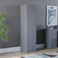 Roupeiro, Vida Designs, Riano, com prateleiras, com portas, Cinzento, para o quarto