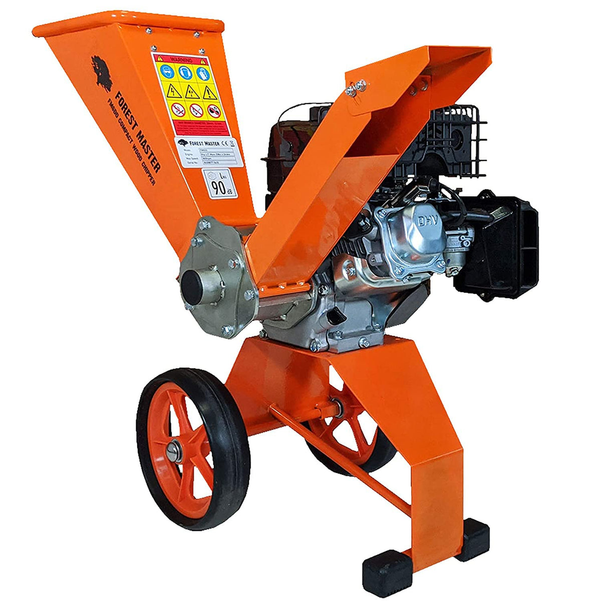Equipamento de exterior, Forest Master, FM6DD, 600 ml, 50 mm, 3600 rpm, 38 kg, madeira, Laranja, para jardim e exterior