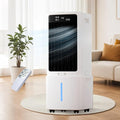 Ar condicionado portátil, Romyqpipy, 12 L, 3 Velocidades, com comando à distância, com temporizador, com rodas, Transparente, para uso diário