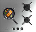 Cecotec, Placa de cozinha, 3400S, 6.2 kW, 3,4 W, 1,8 kW, 1 kW, aço inoxidável, aço, Prateado, para a cozinha