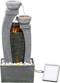 Fonte de jardim, Teamson Home, Garden, 300 g, 7,4 V, 160 l/h, 2,5 W, resistente à água, com bateria, Mehrfarbig, para utilização no exterior