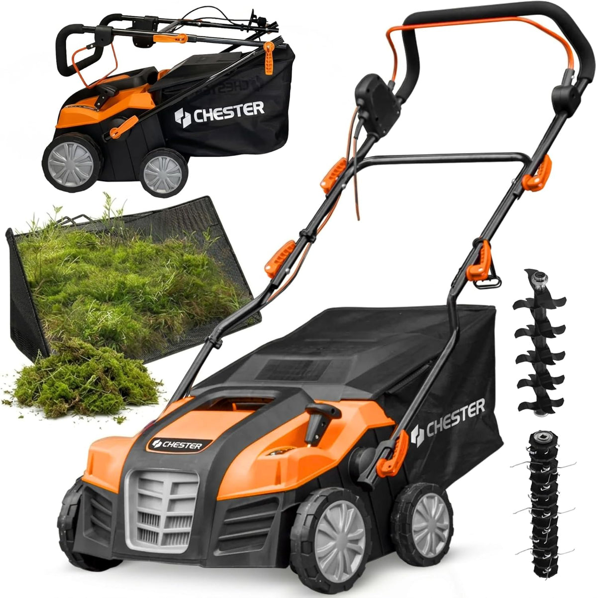 Escarificador, CHESTER, 1800 W, 40 cm, regulável, Multicolor, para uso diário