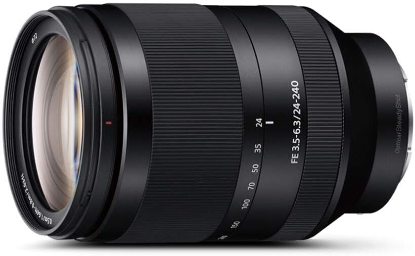 Sony, Artigo para casa, SEL24240, 240 mm, 24 mm, 7,6 kg, vidro, Preto, para uso diário