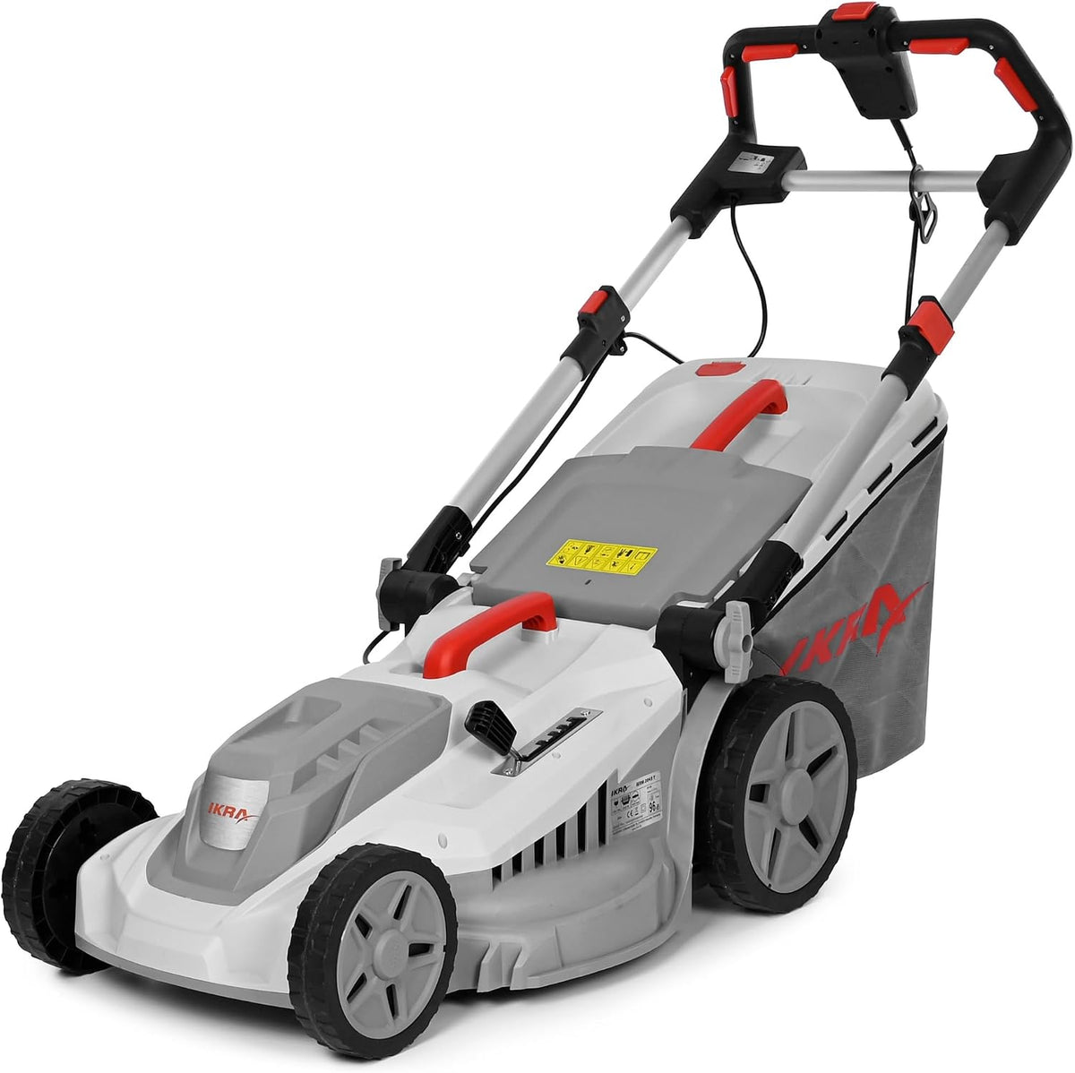 Corta-relva, IKRA, 2000 W, 43 cm, dobrável, plástico, Multicolor, para jardim e exterior