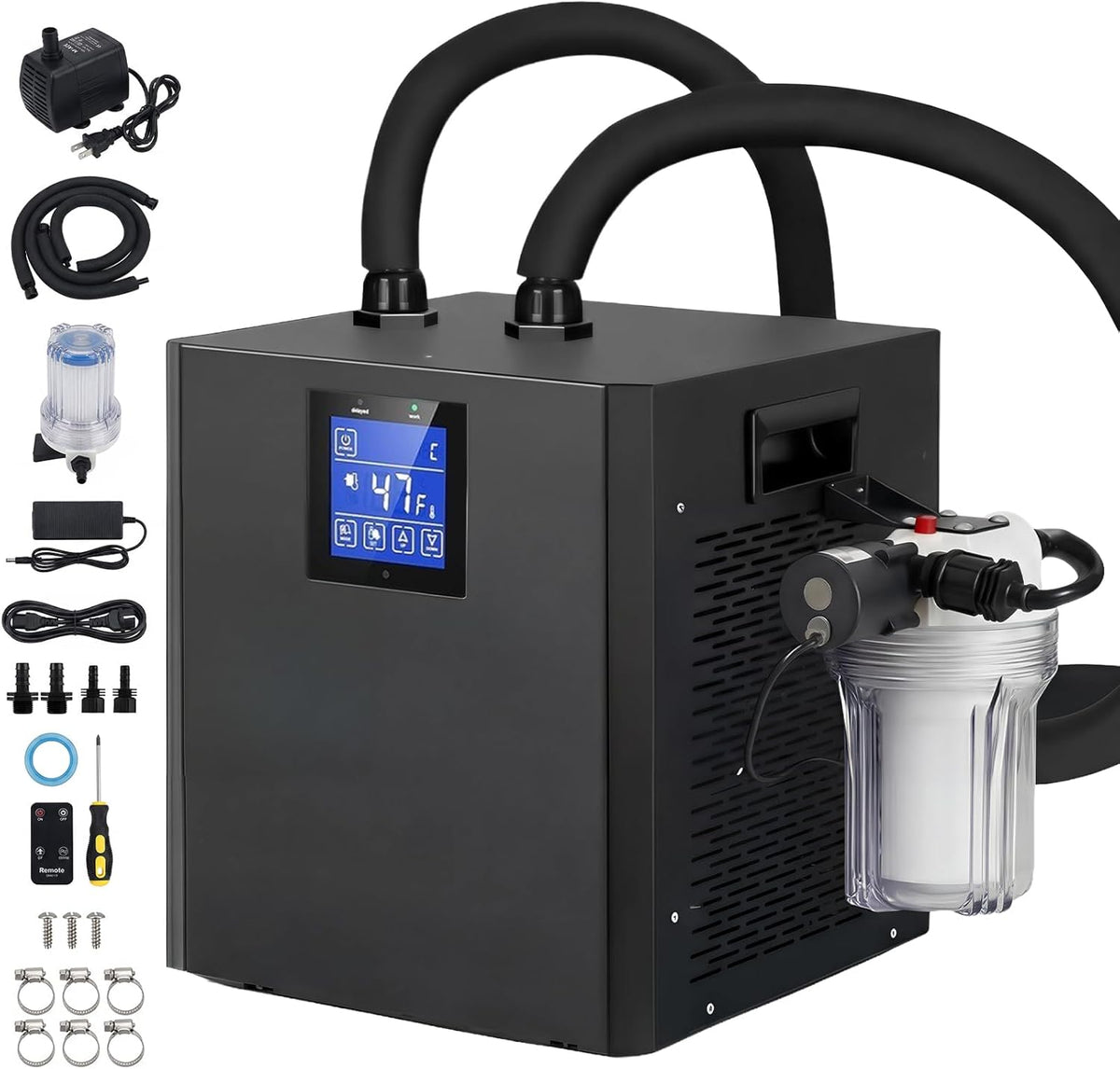 Equipamento elétrico, serebrant, 300L, 3 PS, 40 dB, com comando à distância, Mehrfarbig, para uso diário