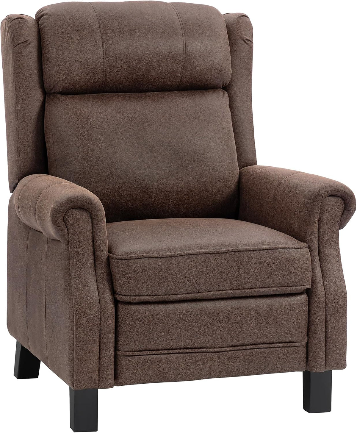 Artigo para casa, HOMCOM, 120 kg, 45 cm, 84 × 85 × 104 cm, 84 × 155 × 85 cm, poliéster, tecido, Castanho, para uso diário
