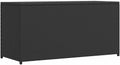 Caixa de arrumação, ACAGALA, Auflagenbox, 120 × 50 × 60 cm, 60 cm, 54 cm, 115 × 46 × 54 cm, resistente à água, aço, ratã, Preto, para uso diário