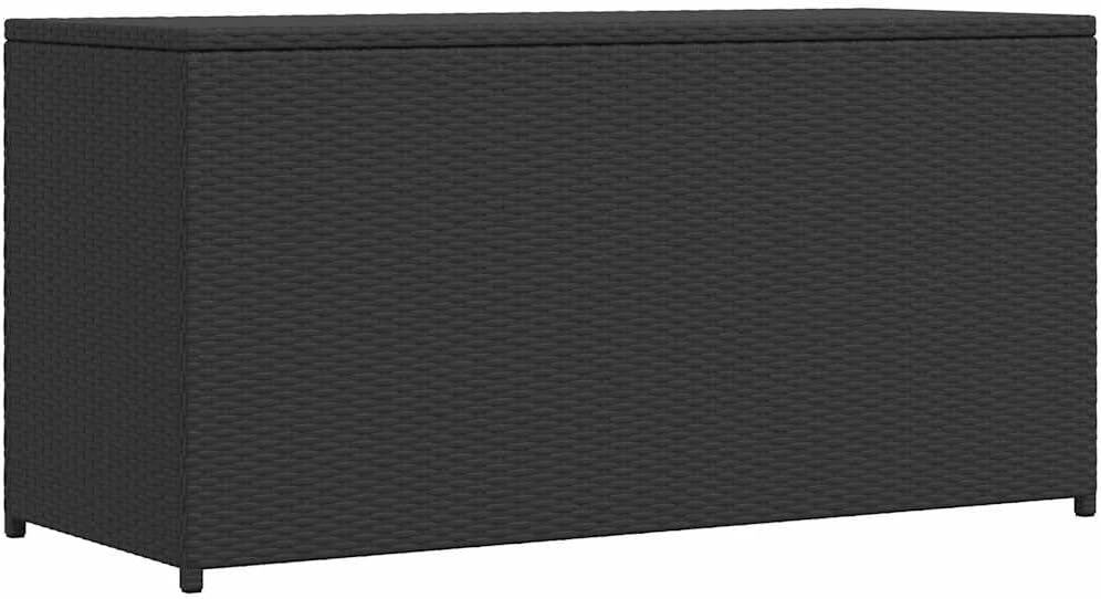 Caixa de arrumação, ACAGALA, Auflagenbox, 120 × 50 × 60 cm, 60 cm, 54 cm, 115 × 46 × 54 cm, resistente à água, aço, ratã, Preto, para uso diário