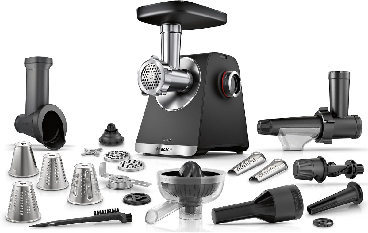Bosch, Picadora de carne, MultiPower, 2.100 W, 3,5 kg, Preto, para uso diário