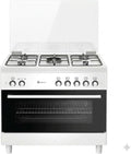 Fogão independente, SOLTHERMIC, F9L50G2RB, 115 L, 34,9 kg, vidro, Branco, para a cozinha
