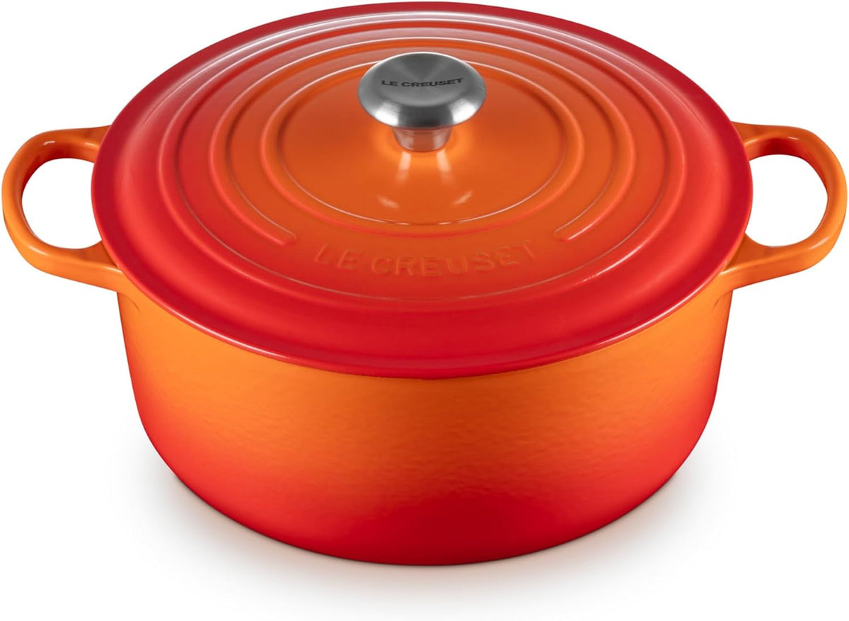 Caçarola, LE CREUSET, Signature, 28 cm, 6,7 l, 6,125 kg, 18,4 cm, aço inoxidável, aço, Prateado, para uso diário