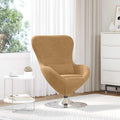 Poltrona, YunCangg, 63 × 73 × 90 cm, 34 cm, 37 cm, 40 cm, 13 cm, veludo, tecido, Castanho, para a sala