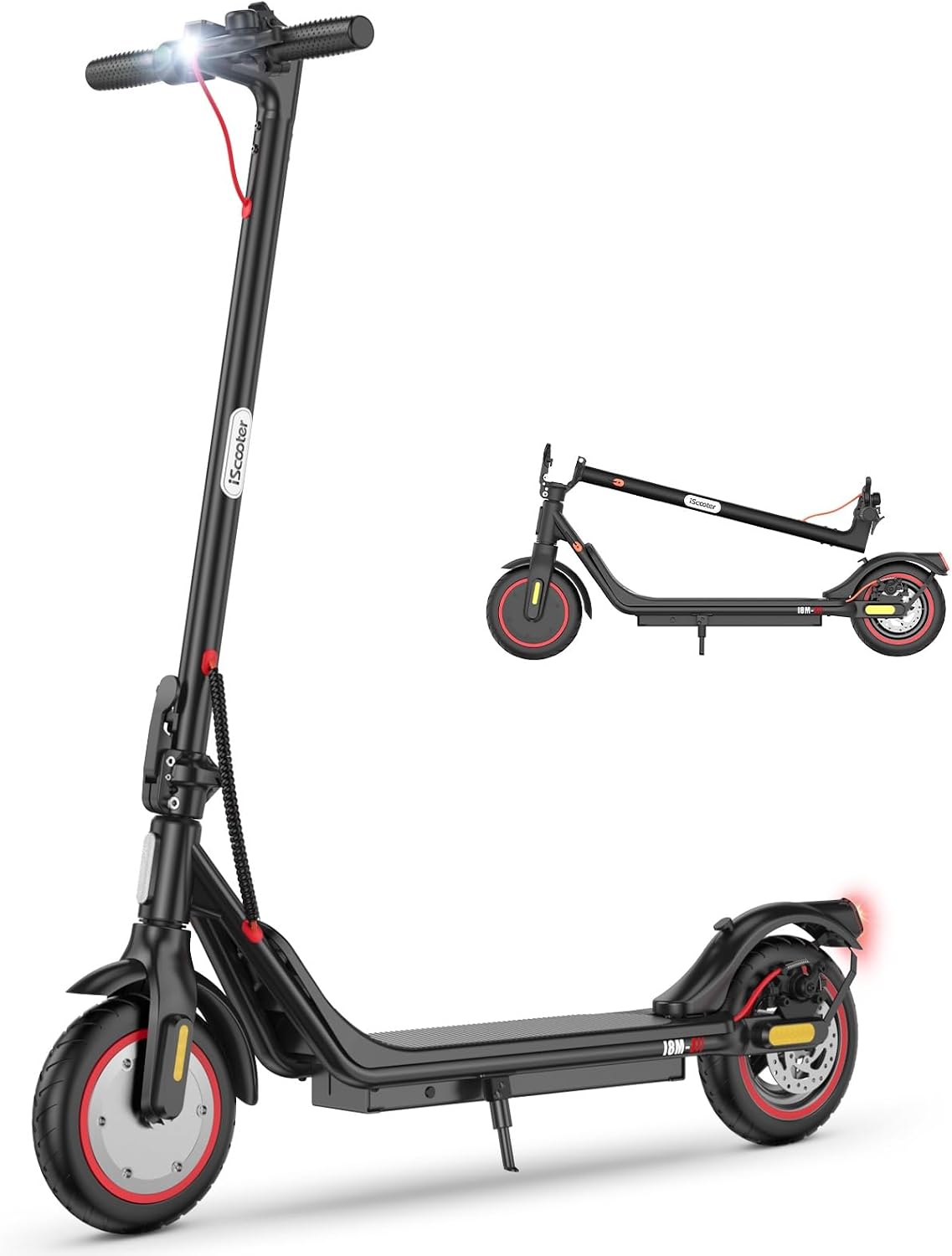 Trotinete elétrica, iScooter, 8.5, 350 W, 120 KG, 13 KG, dobrável, com prateleiras, plástico, Multicolor, para uso diário