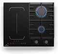 Placa de cozinha, KLARSTEIN, 7 Kw, 58.5 Cm, com temporizador, aço, Preto, para a cozinha