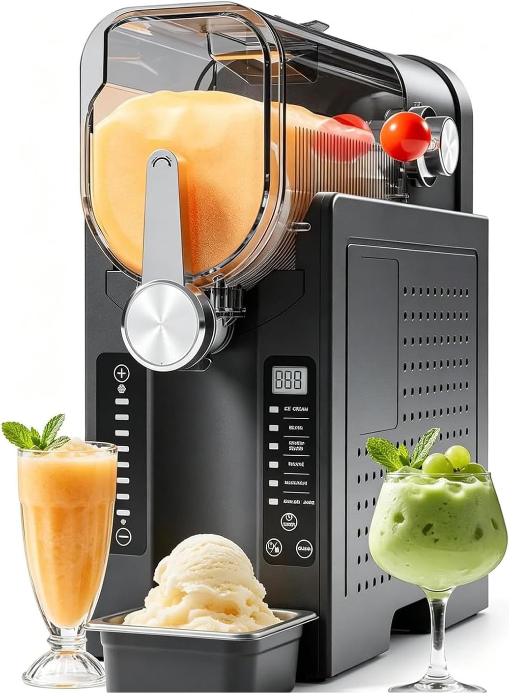 Máquina de gelo, HajMyrdonyx, 6 L, 6 Programas, com temporizador, plástico, Multicolor, para uso diário