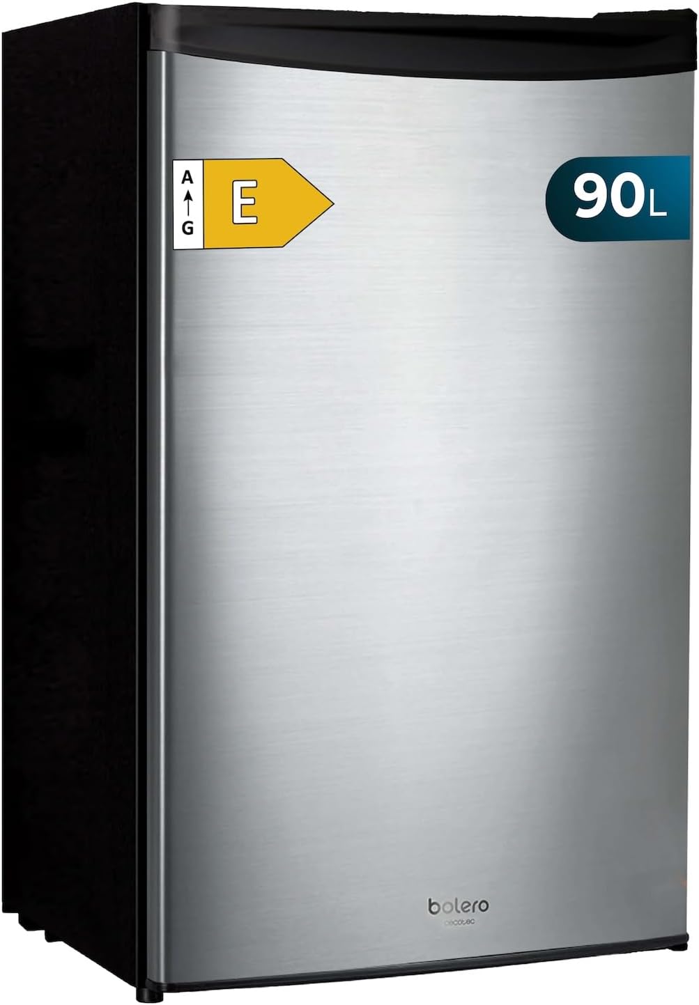 Cecotec, Minifrigorífico, 91 L, 83 cm, 47 cm, regulável, com prateleiras, Preto, para uso diário