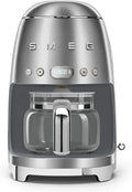 Máquina de café, Smeg, DCF02SSEU, 1 a, 1,4 l, 1,25 l, 1 m, 256 mm, 3,40 kg, plástico, Prateado, para a cozinha