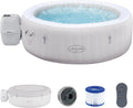 Banheira de hidromassagem, Bestway, Lay-Z-SPA, 66 cm, 196 × 66 cm, 196 cm, dobrável, com iluminação LED, com comando à distância, Mehrfarbig
