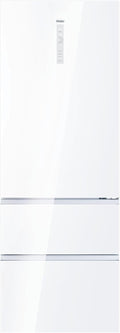Frigorífico combinado, Haier, HTW7720DNGW, 483 L, 70 cm, com iluminação LED, com controlo por aplicação, com gavetas, plástico, Branco
