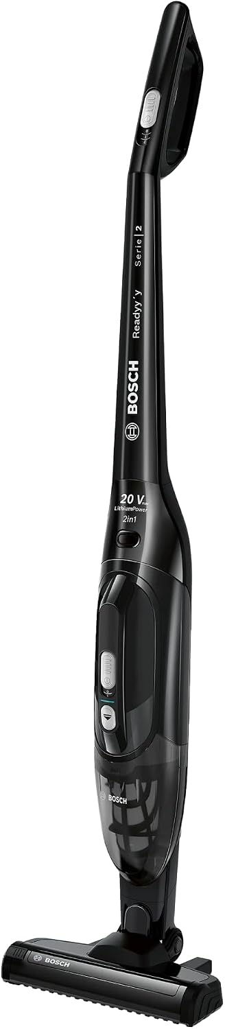 Aspirador vertical, Bosch Hogar, BBHF220, 5,8 kg, com prateleiras, Preto, para uso diário