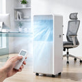Ar condicionado portátil, Generic, 16000 BTU, 8000 BTU, com comando à distância, com iluminação LED, com rodas, Multicolor, para uso diário