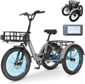 Bicicleta, MOONCOOL, 20AH, 36V, 250W, 20', 25 km/h, dobrável, resistente à água, com rodas, aço, alumínio, Prateado, para uso diário