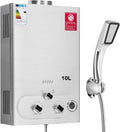 Aquecedor a gás, Fulgutonit, 10 L, 250 mm, 0,3 bar, 20 kW, Cobre / Vermelho, para uso diário