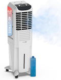 Climatizador evaporativo, UNIVERSALBLUE, 40 L, 120 W, 3 Velocidades, com rodas, Natural, para uso diário
