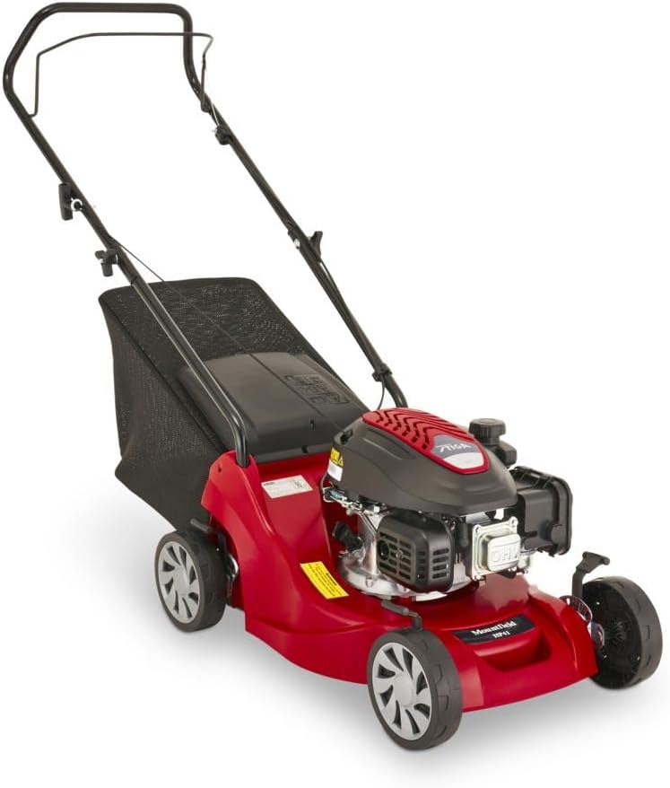 Corta-relva, Mountfield, HP41, 39 cm, 40 L, com rodas, Prateado, para jardim e exterior