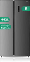 Frigorífico combinado, SVAN, SA18901ENFX, 442 L, Classe E, aço inoxidável, aço, Prateado, para uso diário