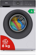Máquina de lavar roupa, NILSON, NL8200AI, 8 Kg, 1600 W, 1200 rpm, 11 Programas, classe energética A, tecido, Branco, para uso diário