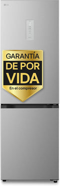 LG, Frigorífico combinado, GBBSJ11DPY, 1.86 m, 333 l, com controlo por aplicação, com gavetas, Prateado, para uso diário