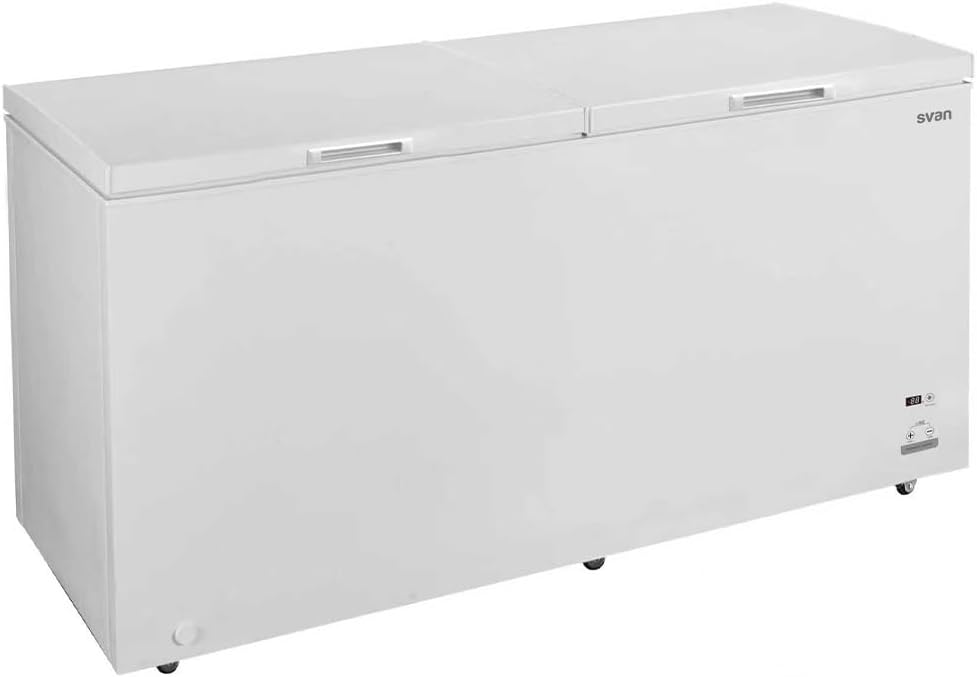 Arca congeladora, SVAN, SCH6601DDC, 700 L, 39 dB, Classe E, com iluminação LED, Branco, para uso diário