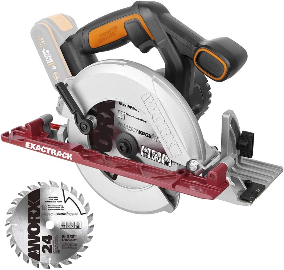 Artigo para casa, WORX, WX530.9, 20 V, 2,39 kg, com rodas, sem bateria, alumínio, madeira, Prateado, para uso diário