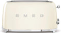 Torradeira, Smeg, TSF02CREU, 36 mm, 1500 W, 208 mm, 3.360 kg, 1 m, 240 V, aço inoxidável, aço, Creme, para a cozinha
