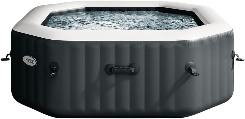 Banheira de hidromassagem, Intex, PureSpa, 71 cm, 201 × 71 cm, 2.200 W, 1.741 l/h, 150 cm, Mehrfarbig, para uso diário