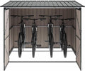 Abrigo de jardim, vidaXL, 158 cm, 216 × 207 × 158 cm, Antracite, para jardim e exterior