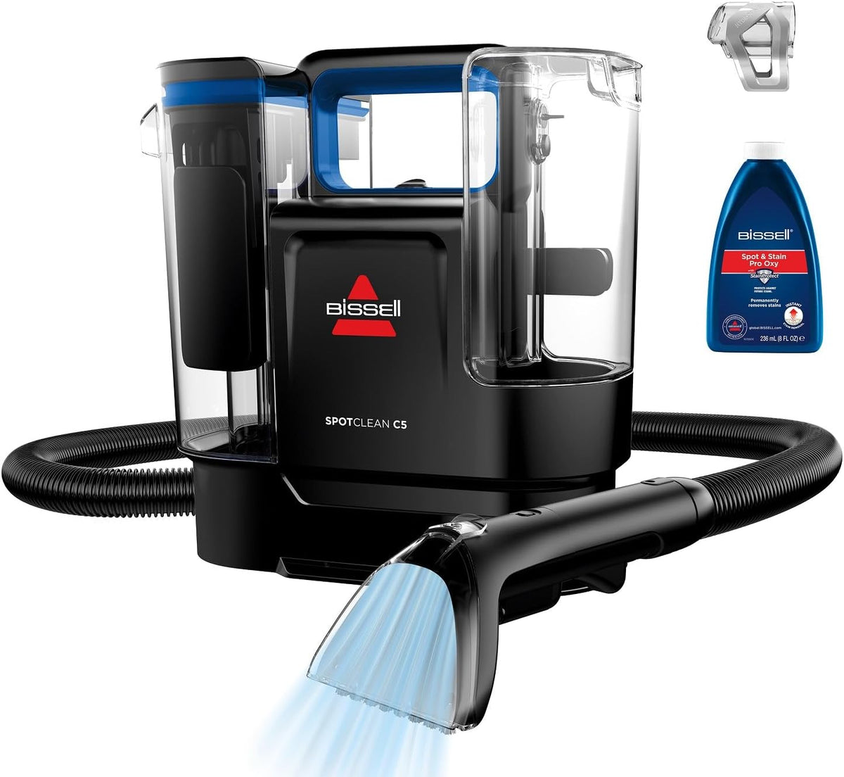 Aspirador para carpetes, Bissell, 400 W, 69 dB, 4 kg, 0,9 l, 0,8 l, Multicolor, para uso diário