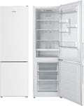 Frigorífico combinado, EDESA, EFC-1821, 188 Cm, 59.5 Cm, com iluminação LED, com gavetas, Prateado, para uso diário