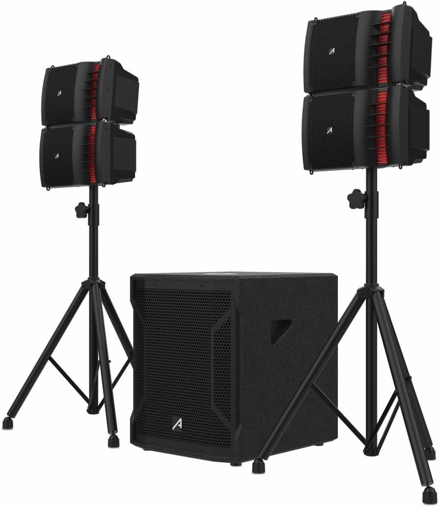 Artigo para casa, Audibax, 125 dB, 2000 W, 36 mm, 33.93 kg, 38.57 kg, 5 m, madeira, Multicolor, para uso diário