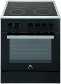 Fogão independente, ALPHA, 68 L, 3 A, 36,2 kg, vidro, Preto, para a cozinha