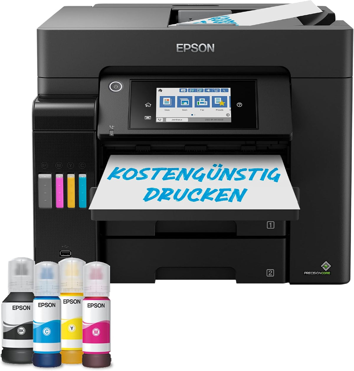 Epson, Impressora jato de tinta, EcoTank, Mehrfarbig, para uso diário