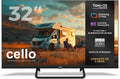 Televisor, Cello, CTRAV-32TZ, 12 V, 11,9 kg, com iluminação LED, com controlo por aplicação, Multicolor, para a sala